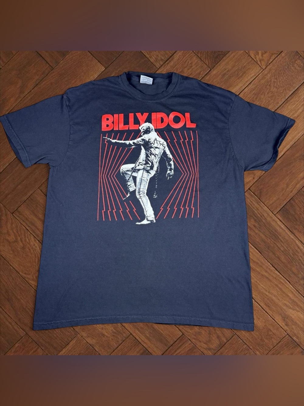 Billy Idol Live 2023 Tour Concert T-Shirt Comfort Colors XL